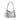 Kate Spade Margot Metallic Croc Embossed Convertible Shoulder Bag Silver