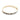 Coach Signature Enamel Hinged Bangle Gold-Black