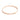 Coach Thin Signature Hinged Bangle Rose Gold