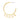 Coach Coach Charms Hoop Earrings Gold