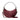 Kate Spade Nova Floral Applique Crescent Shoulder Bag Dark Merlot