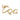 Coach Coach Script Heart Necklace Gold