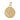 Coach Taurus Coin Pendant Necklace Gold