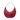 Kate Spade Nova Smooth Leather Large Crescent Shoulder Bag Red Jam