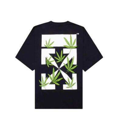 Off White Weed Arrows Black Oversized Tee Apparels Off Kicks