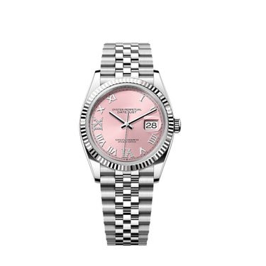 SEIKO MOD Datejust pink Fluted