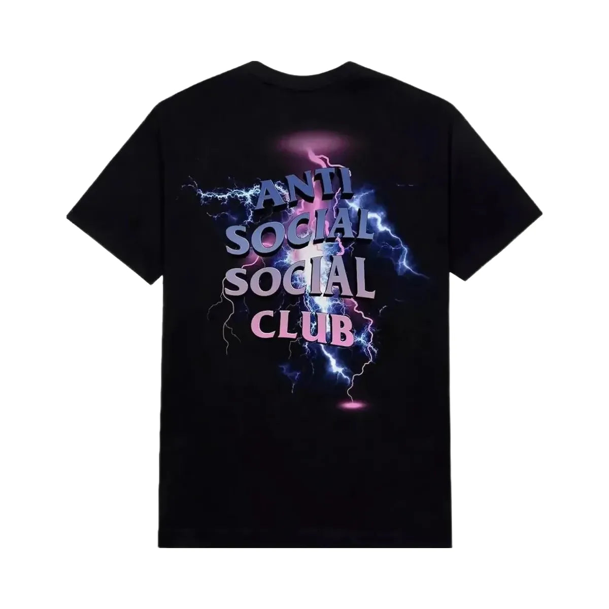 Assc Anti Social Social Club Bolt From The Blue T Shirt Black