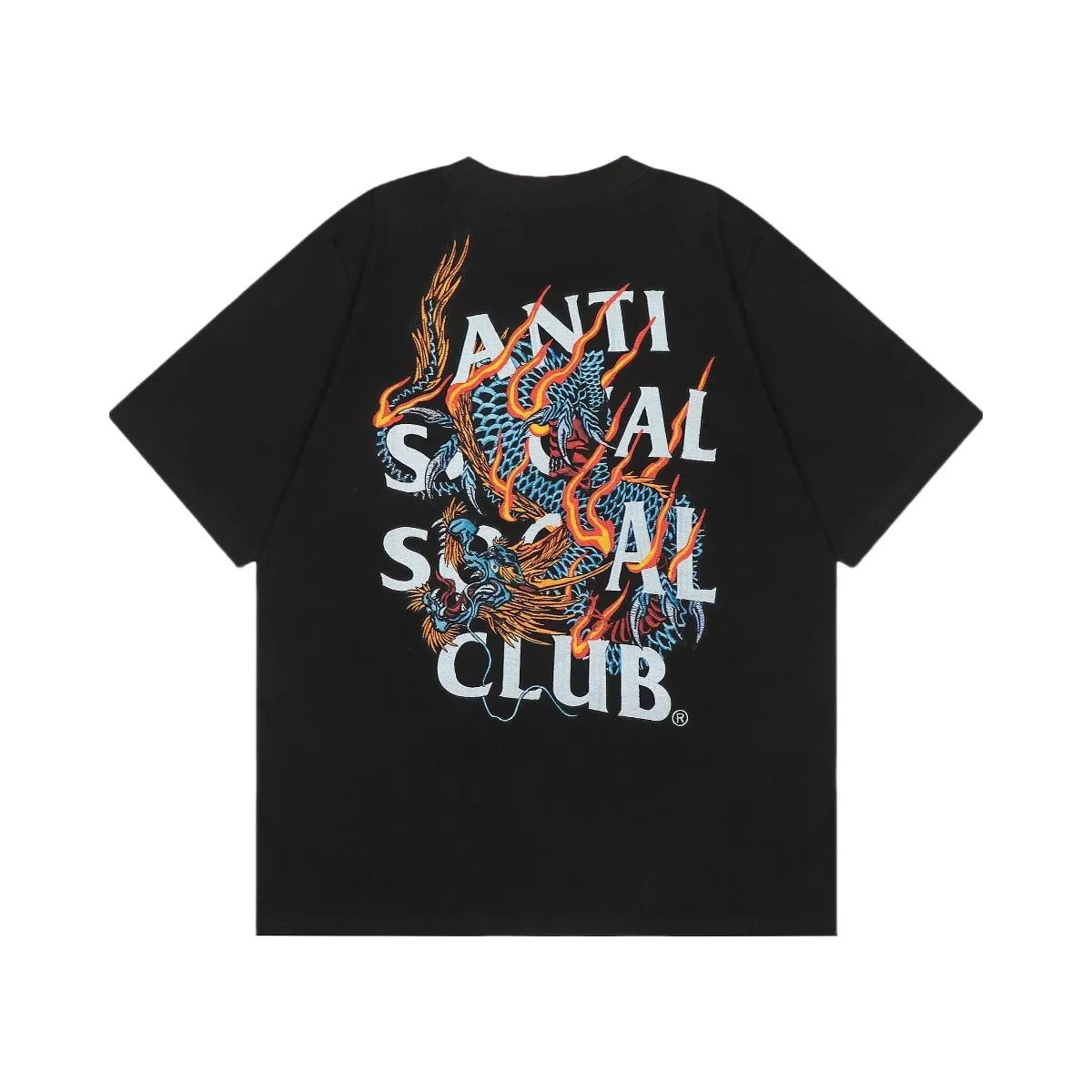 Assc Anti Social Social Club Chinese Dragon Tshirt