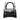 Balenciaga Hourglass Top-Handle Bag Mini Croc Embossed Black