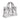 Balenciaga Le City Small Top Handle Metallized Bag