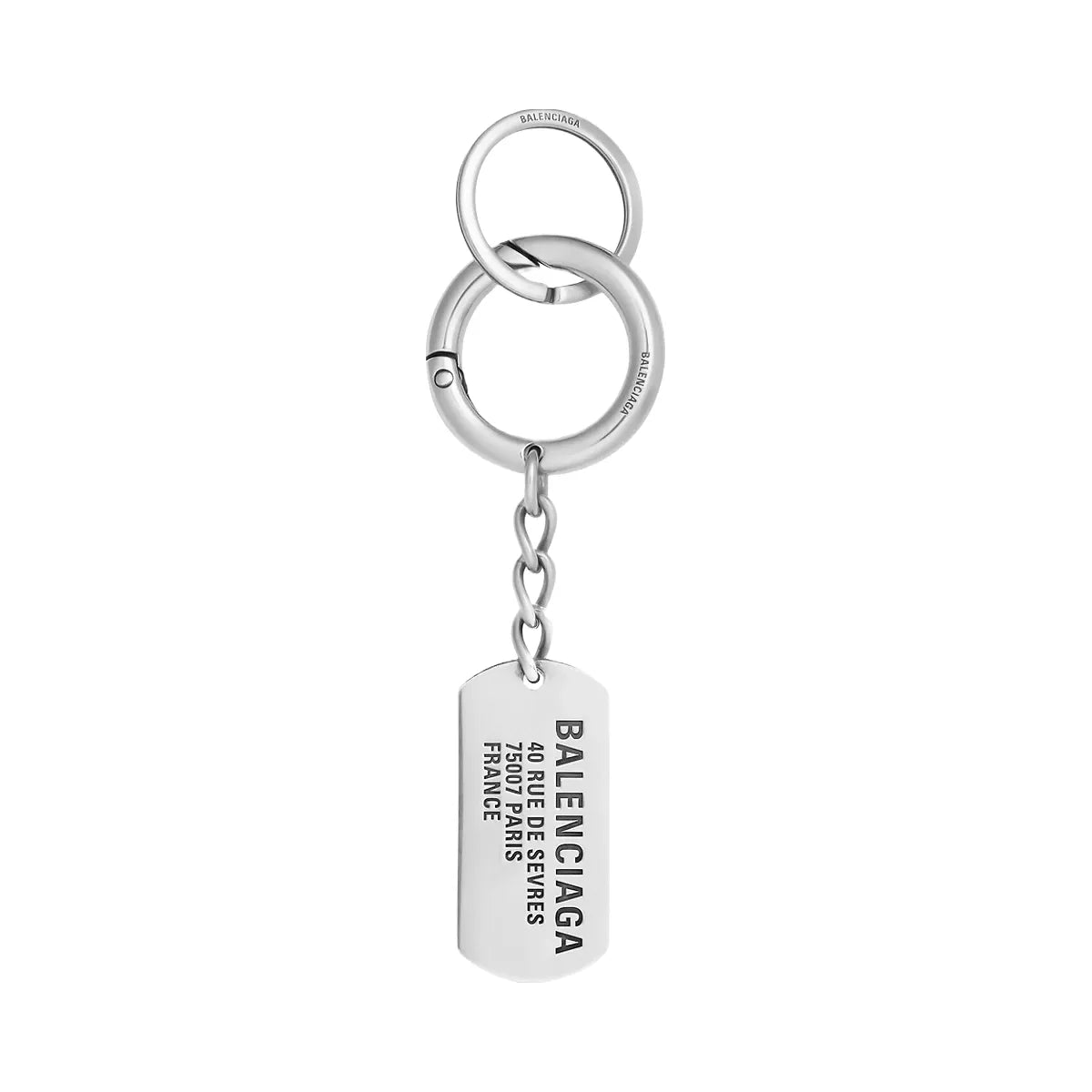Balenciaga Tags Keychain