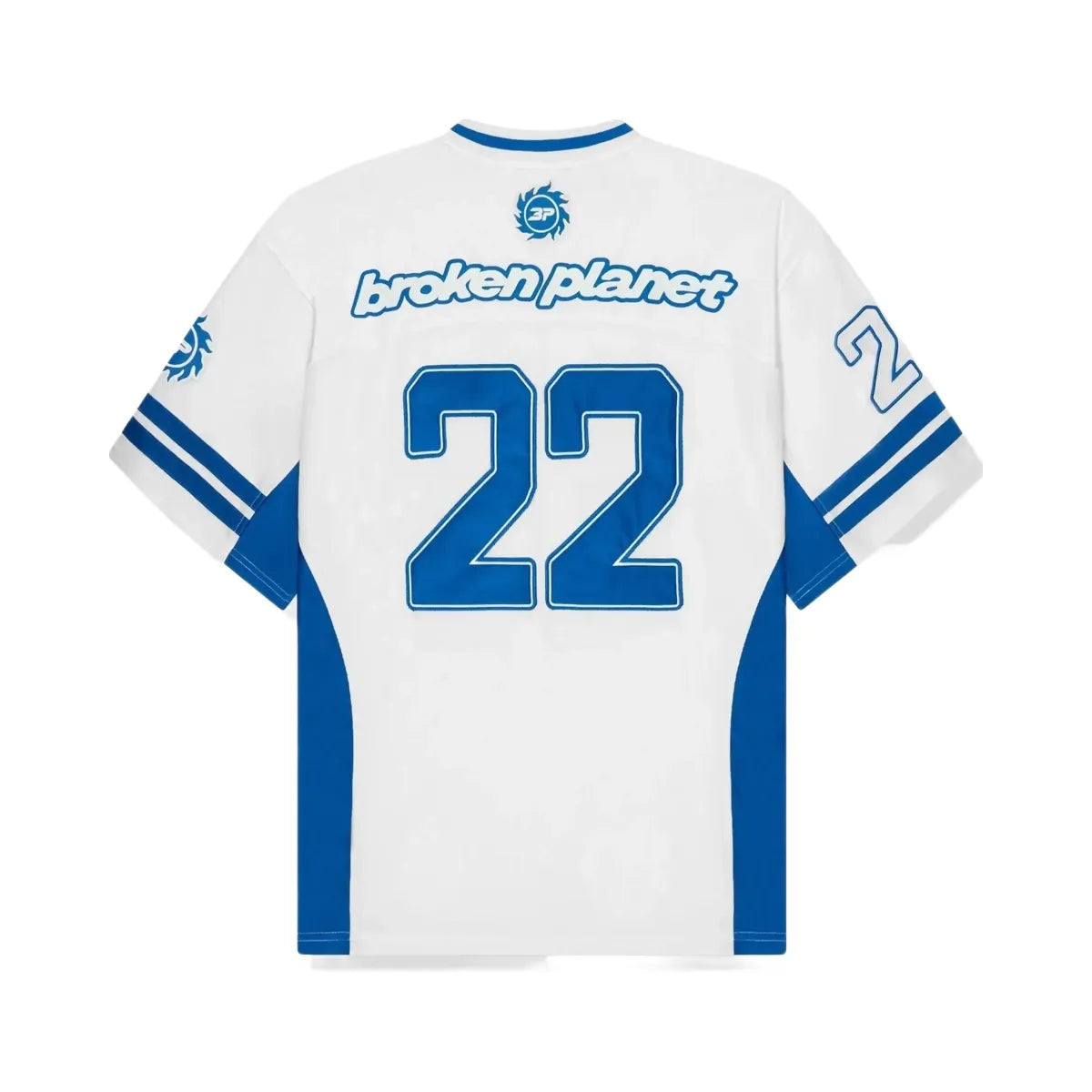 Broken Planet Football Jersey Broken Planet White Blue
