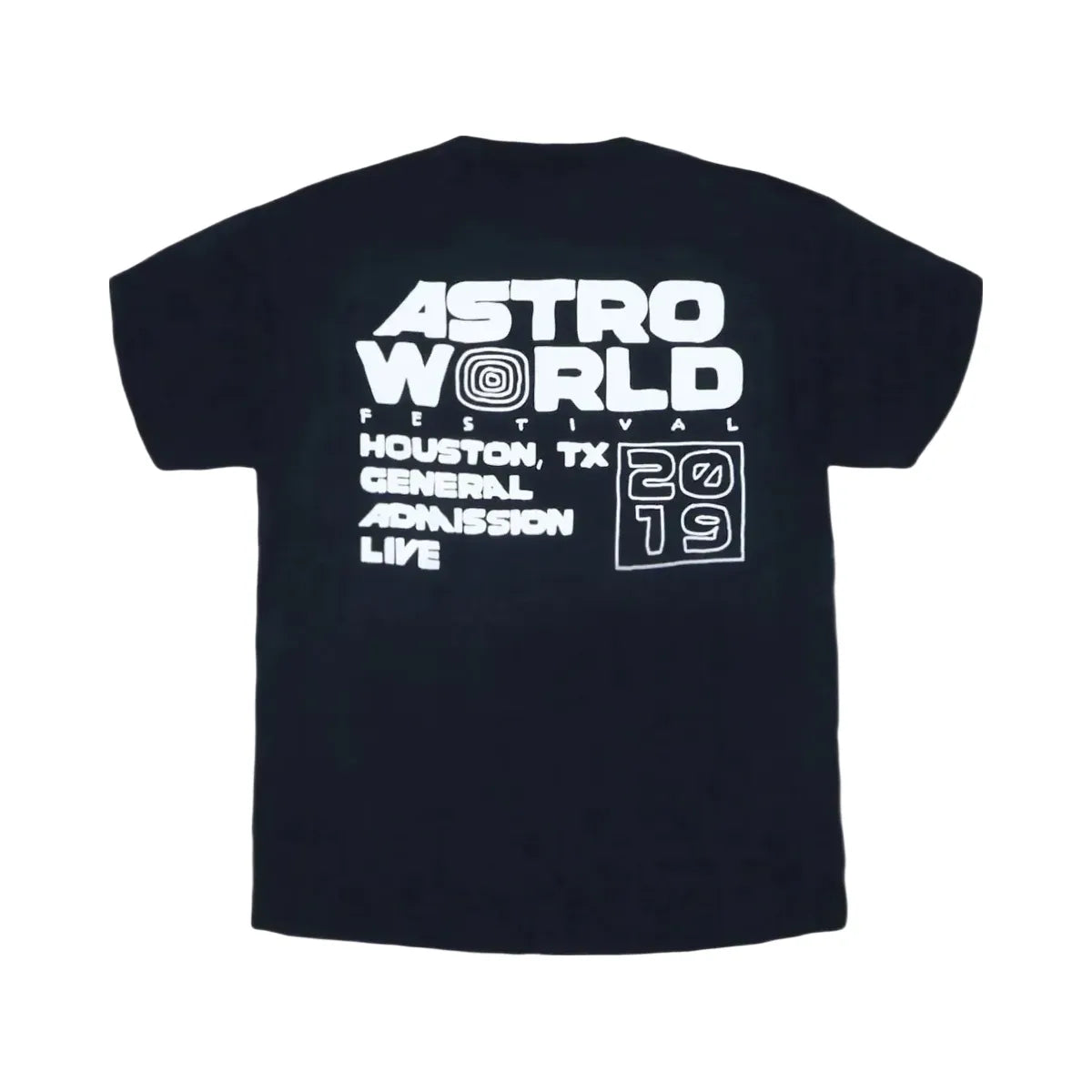 Cactus Jack Travis Scott Astro Fest Black T-Shirt