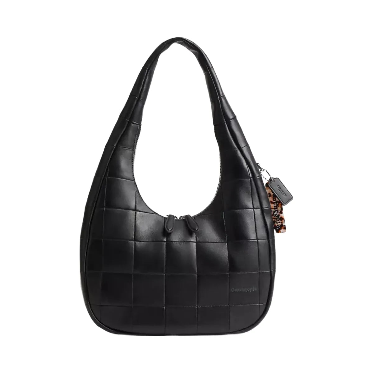 Coach Alter/Ego Crescent Shoulder Bag In Upcrafted Leather in Black