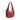 Coach Alter/Ego Crescent Shoulder Bag In Upcrafted Leather in Dark Ruby