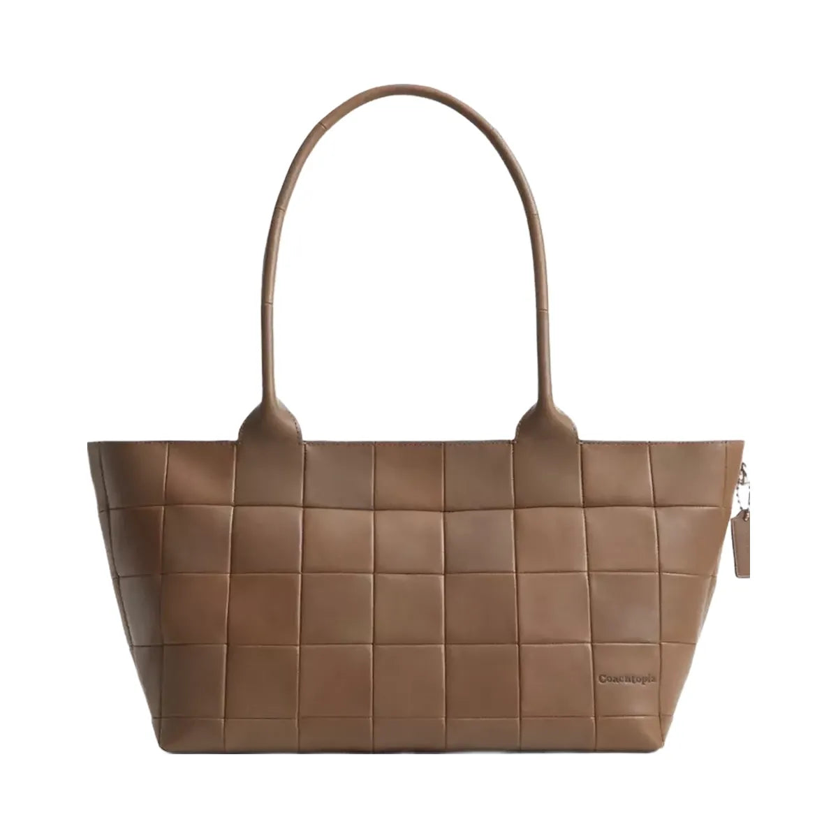 Coach Alter/Ego Large Tote Bag In Upcrafted Leather in Dark Stone