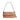 Coach Etta Small Flap Shoulder Bag With Floral Applique in Gold Light Pink