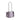 Coach Faye Mini Drawstring Bag With Bows in Silver Light Amethyst