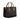 Coach Maggie Small Tote Bag In Blocked Signature Canvas in Gold Walnut Tan