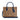 Coach Maggie Small Tote Bag In Signature Canvas in Gold Tan Deep Blue