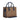 Coach Maggie Small Tote Bag In Signature Canvas in Gold Tan Deep Blue