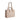 Coach Maggie Tote Bag In Blocked Signature Canvas in Gold Sand Tan