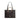 Coach Maggie Tote Bag In Blocked Signature Canvas in Gold Walnut Tan