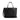 Coach Mollie Tote Bag 25 in Silver Black