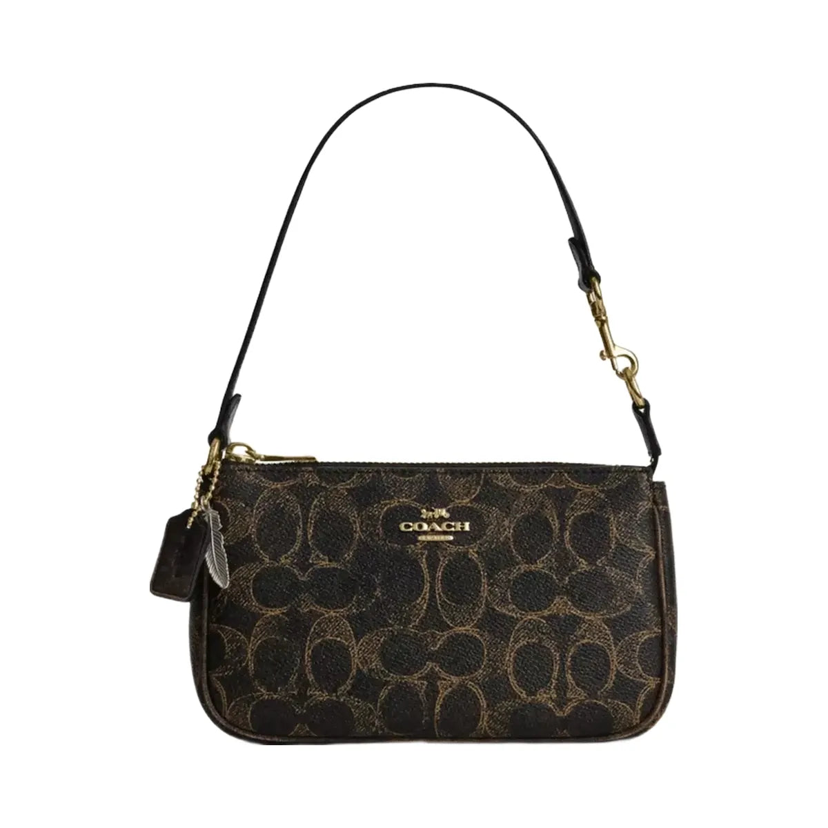 Coach Nolita 19 In Loved Signature Canvas With Charms in Gold Brown