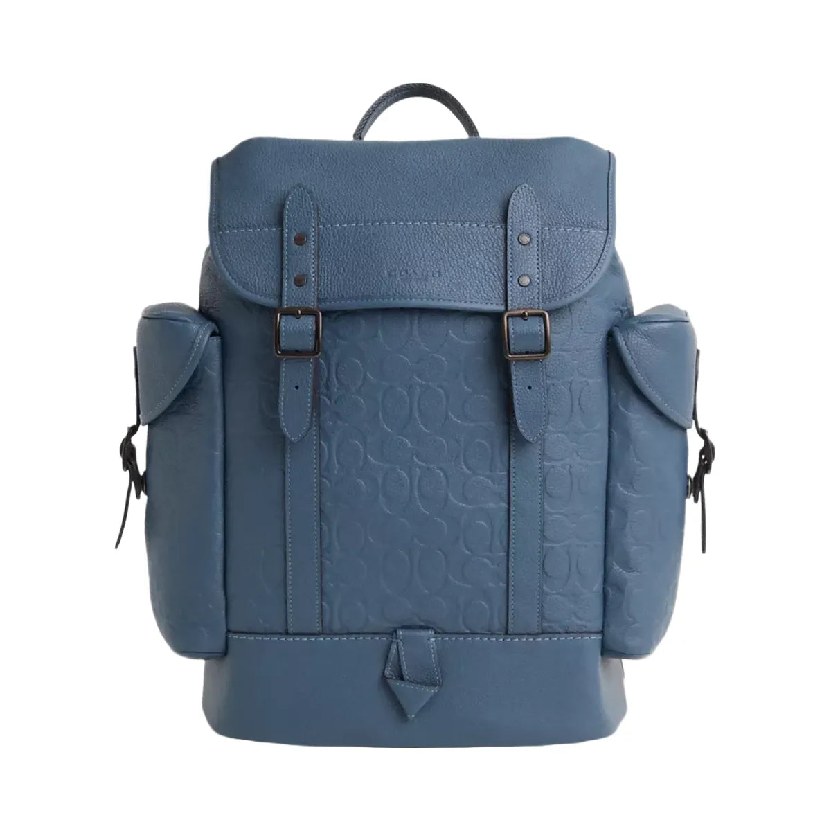 Coach Restored Hitch Backpack In Signature Leather in Denim