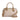 Coach Rowan Satchel Bag In Blocked Signature Canvas in Gold Sand Tan