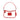 Coach Stadium Swinger Bag in Silver Sport Red