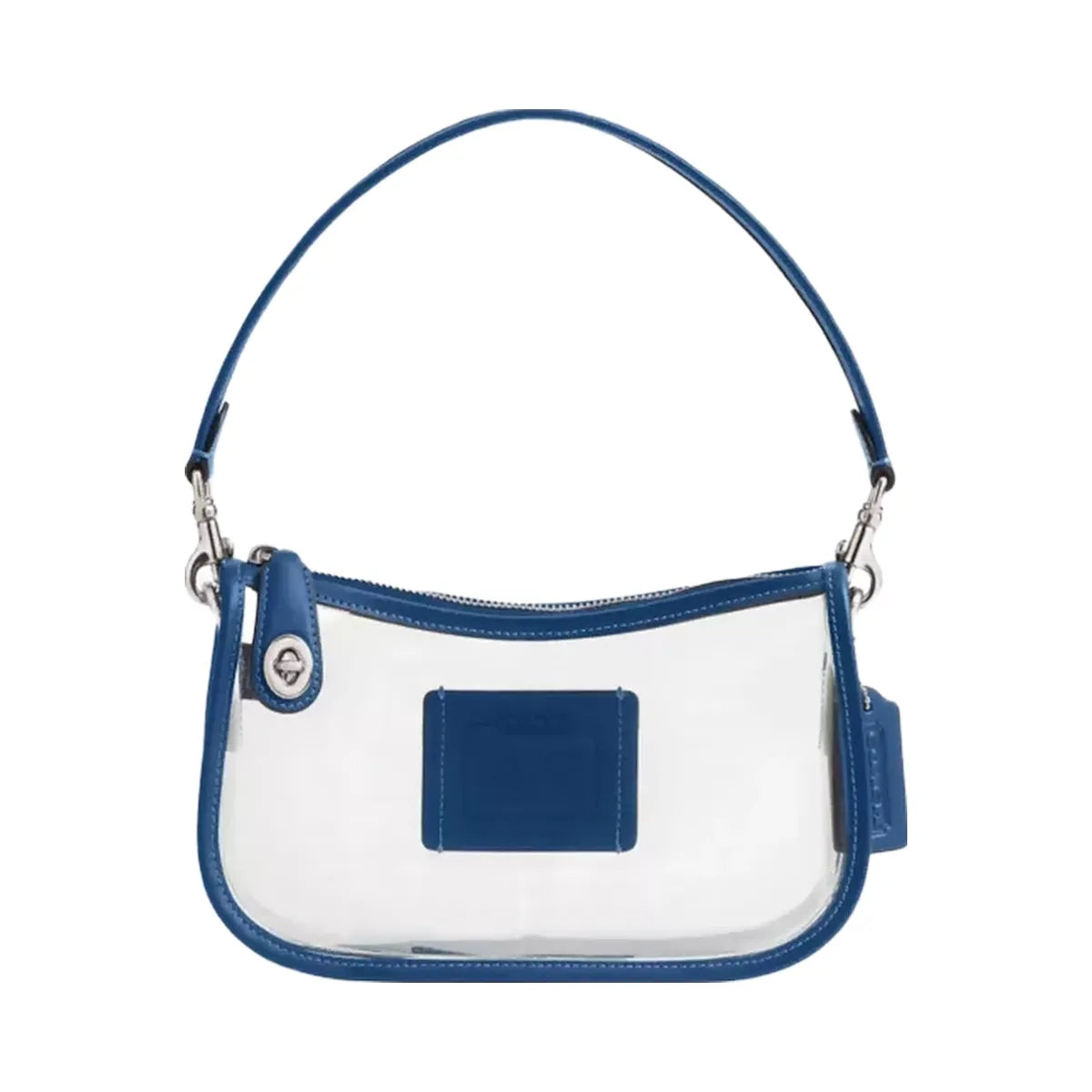 Coach Stadium Swinger Bag in Silver True Blue