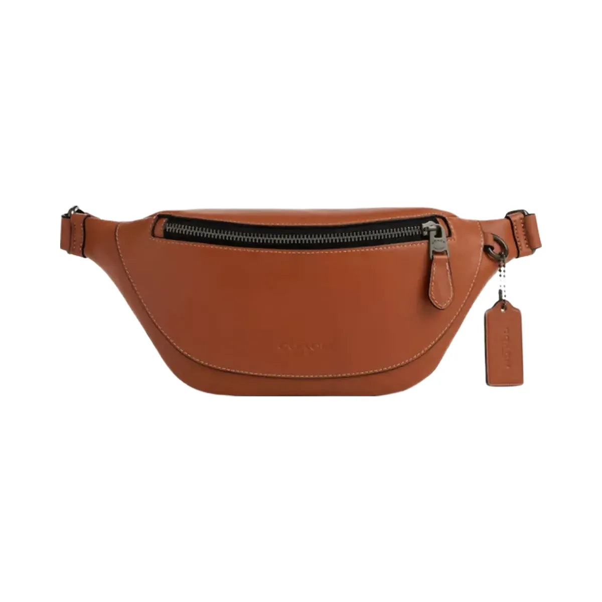 Coach Warren Mini Belt Bag in Gunmetal Tan