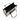 DeMellier The Capri salt & pepper canvas black smooth