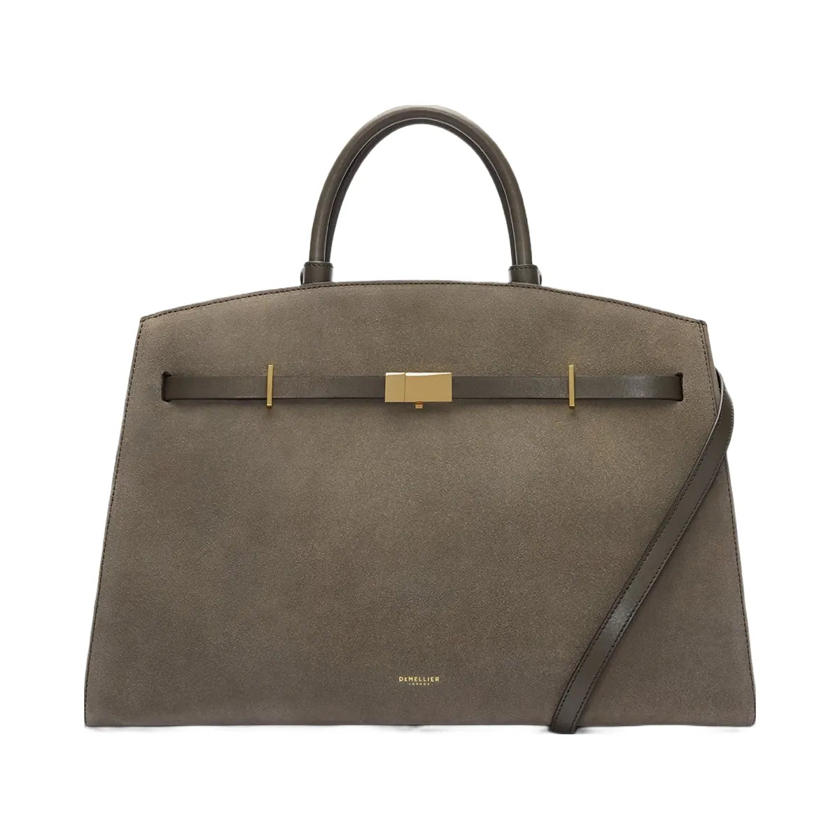 DeMellier The Hudson deep olive suede & deep olive smooth