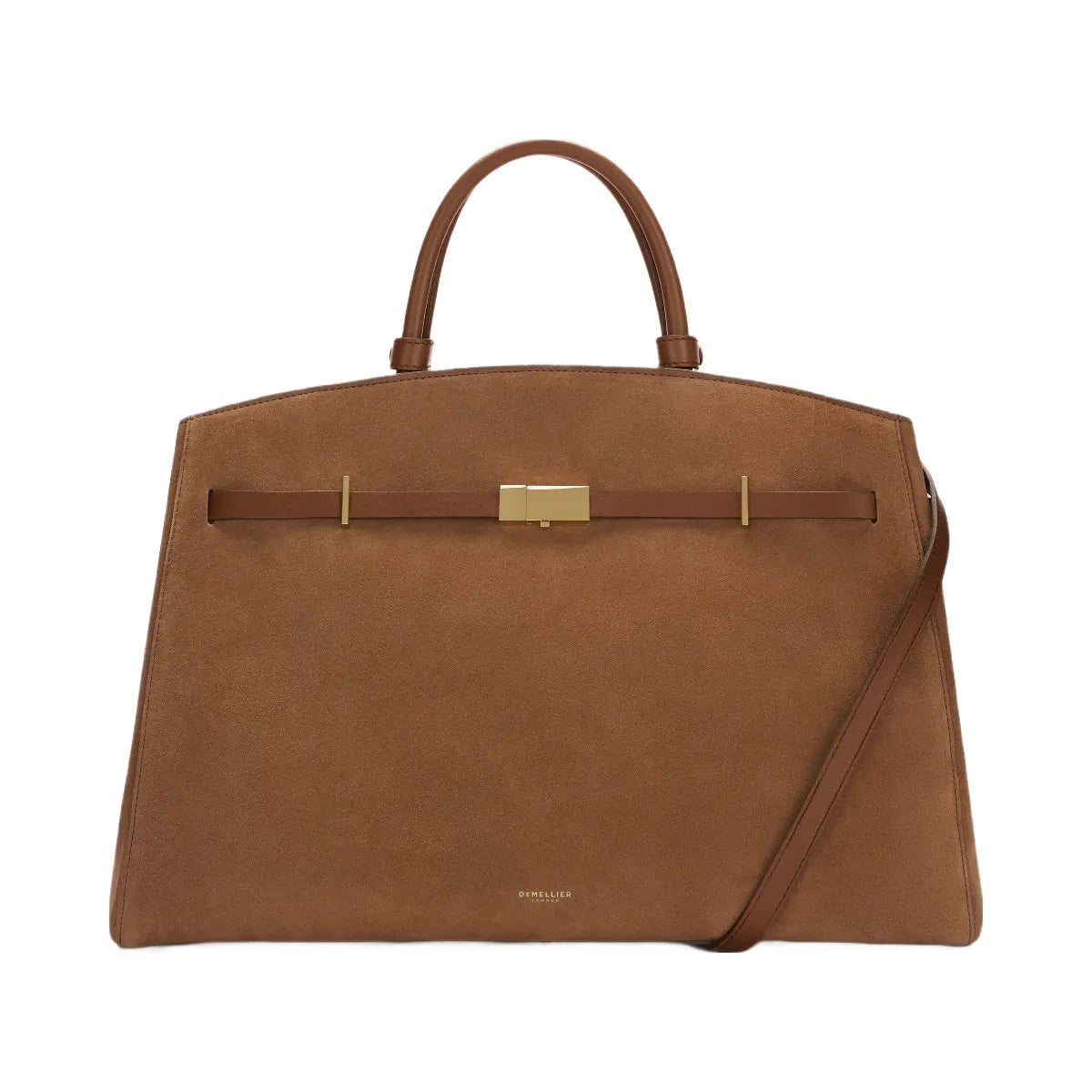 DeMellier The Hudson deep tan suede & tan smooth