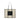 DeMellier The Large Capri salt & pepper canvas black smooth