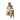 DeMellier The Large Capri warm raffia tan smooth ecru stitching