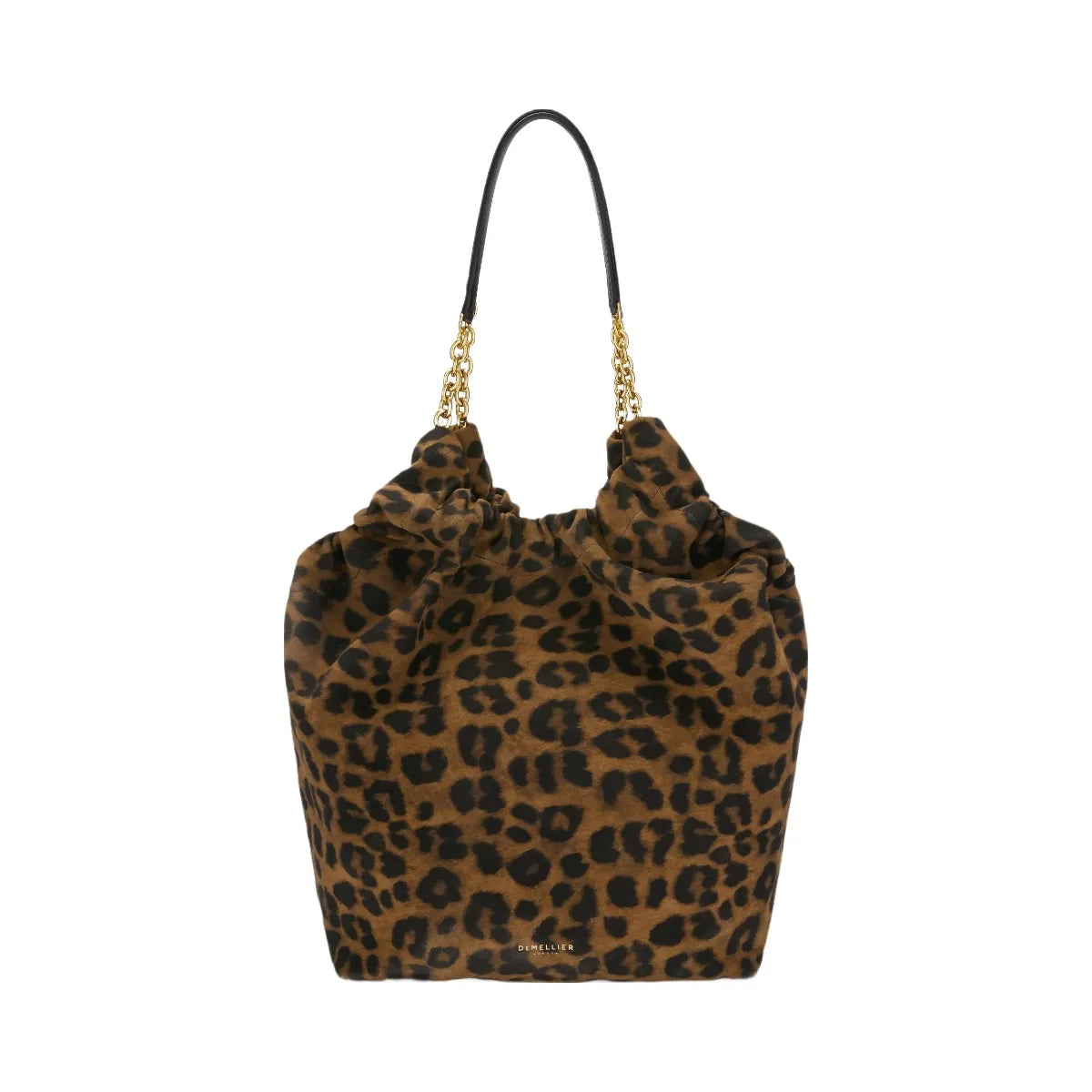 DeMellier The Miami leopard-effect suede & black smooth