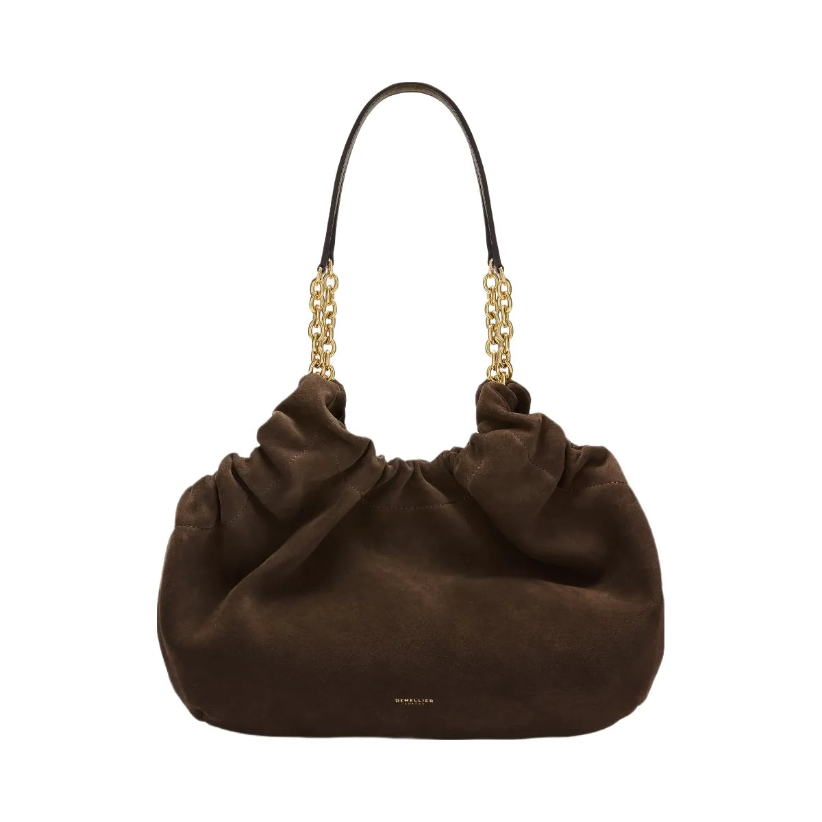 DeMellier The Midi Miami mocha suede & mocha smooth