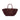 DeMellier The Midi New York burgundy small grain