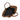 DeMellier The Midi New York deep tan suede & tan smooth