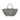 DeMellier The Midi New York stone grey small grain ecru stitching