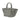 DeMellier The Midi New York stone grey small grain ecru stitching