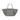 DeMellier The Midi New York stone grey small grain ecru stitching