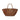 DeMellier The Midi New York tan small grain ecru stitching