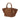 DeMellier The Midi New York tan small grain ecru stitching