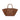 DeMellier The Midi New York tan small grain ecru stitching