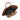 DeMellier The Midi New York tan small grain ecru stitching